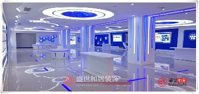 合肥科技風(fēng)展廳裝修案例